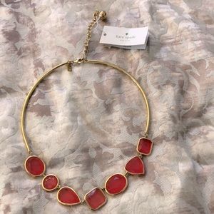 STORE CLOSING Kate Spade Vegas Jewels Necklace Cabaret Pink NEW